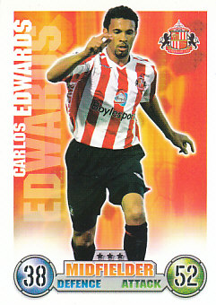 Carlos Edwards Sunderland 2007/08 Topps Match Attax #263